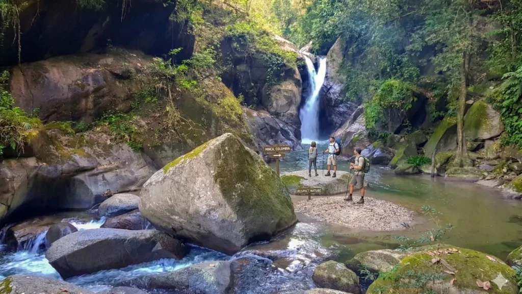 Travelers in Minca, Colombia